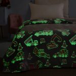 Beauty Home Κουβέρτα μονή φωσφορίζουσα Flash Art 6147 160x220 Γκρι - Image 3