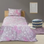 Beauty Home Σεντόνι μονό φωσφοριζέ με μαξιλαροθήκη Centaur Art 6177 170x240 Γκρι - Image 3