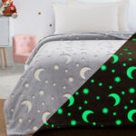 Beauty Home Κουβέρτα μονή φωσφορίζουσα Flash Art 6258 160x220 Γκρι