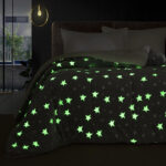 Beauty Home Κουβερτοπάπλωμα μονό φωσφοριζέ Glow Art 6271 160x220 Γκρι - Image 3