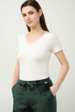 Μονόχρωμο Γυναικείο Παντελόνι Velvet - Image 3