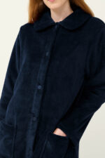 Γυναικεία Κουμπωτή Fleece Ρόμπα - Image 3