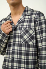 Ανδρική Βαμβακερή Κουμπωτή Πυτζάμα - Image 6