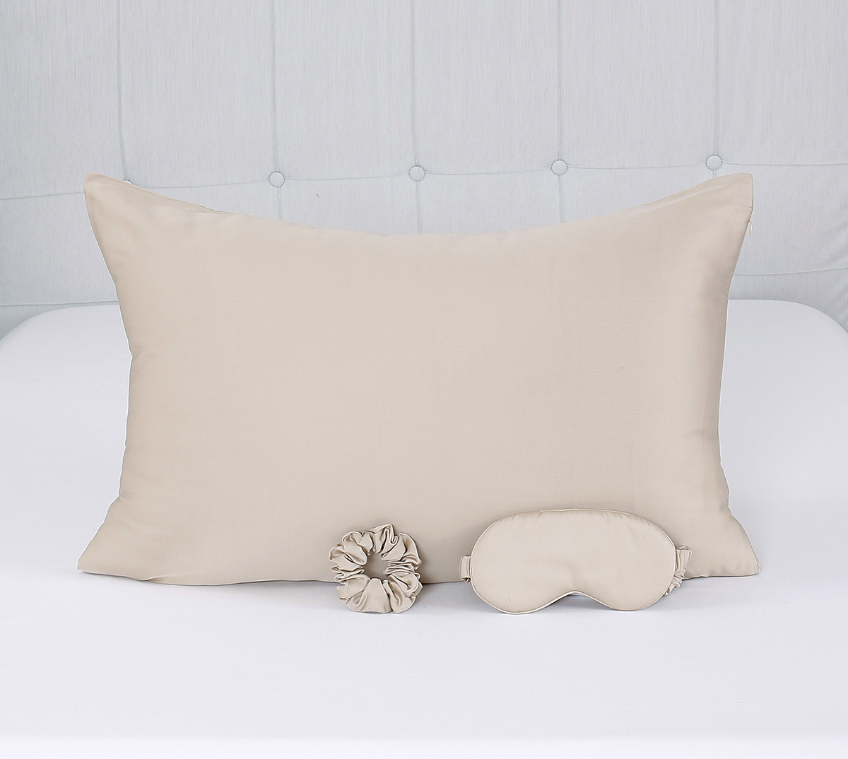 7008_Sand Beauty Home Σετ ομορφιάς ύπνου 3τμχ Art 7008 100% Tencel - Μπεζ - Image 1