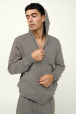 Ανδρική Φούτερ Φόρμα με Φερμουάρ - Image 3