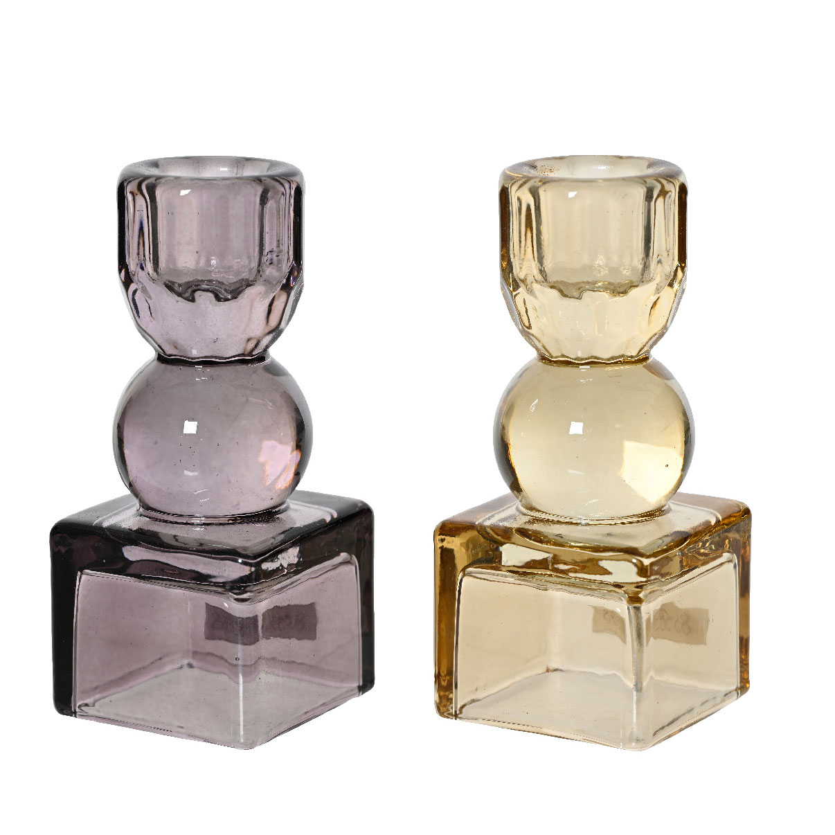 7cf5fd5a-5f16-4203-8ca3-06066152e811 Beauty Home Γυάλινο κηροπήγιο 5 cm x 11cm - Image 1