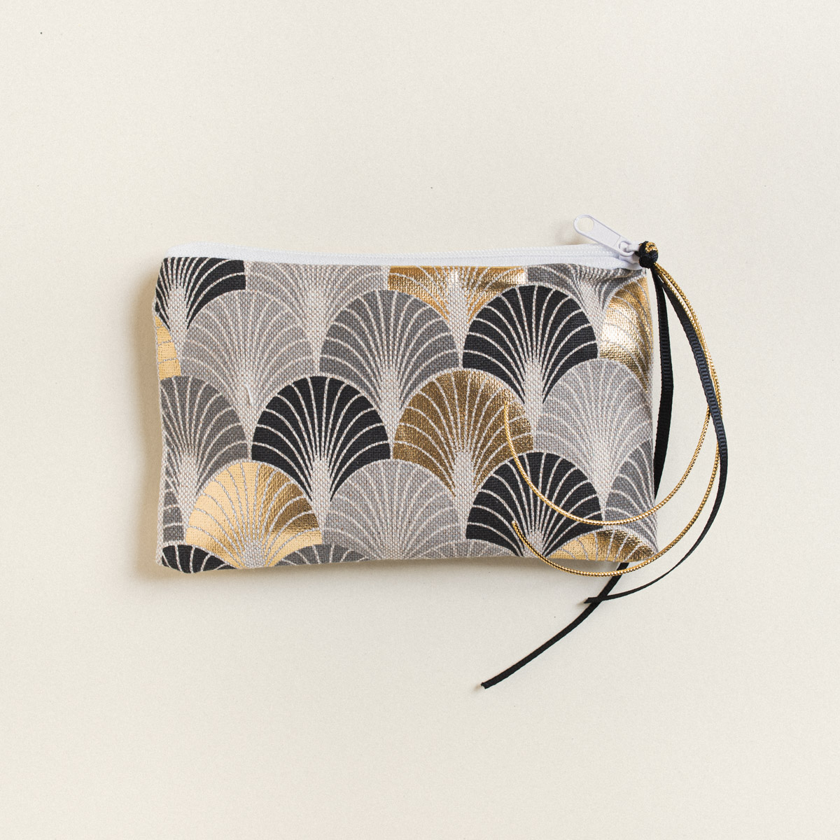 8199fb02-0d17-4621-b90b-180df0a3cb9f Beauty Home ΠΟΡΤΟΦΟΛΑΚΙ 9 x 16 cm ΧΡΥΣΟ ART DECO - Image 1