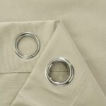 Beauty Home Κουρτίνα Full Blackout σκίασης με 8 κρίκους Soft Art 8391 Beige 140x270 Άμμου - Image 14