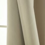 Beauty Home Κουρτίνα Full Blackout σκίασης με 8 κρίκους Soft Art 8391 Beige 140x270 Άμμου - Image 8