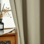 Beauty Home Κουρτίνα Full Blackout σκίασης με 8 κρίκους Soft Art 8391 Beige 140x270 Άμμου - Image 10