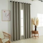 Beauty Home Κουρτίνα Full Blackout σκίασης με 8 κρίκους Soft Art 8391 Dark Beige-3 140x270 Σκούρο Μπεζ - Image 2