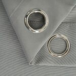 Beauty Home Κουρτίνα Full Blackout σκίασης με 8 κρίκους Soft Art 8391 Grey-11 140x270 Γκρι - Image 16