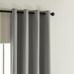 Beauty Home Κουρτίνα Full Blackout σκίασης με 8 κρίκους Soft Art 8391 Grey-11 140x270 Γκρι - Image 5