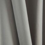 Beauty Home Κουρτίνα Full Blackout σκίασης με 8 κρίκους Soft Art 8391 Grey-11 140x270 Γκρι - Image 7