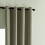 Beauty Home Κουρτίνα Full Blackout σκίασης με 8 κρίκους Soft Art 8391 Light Beige-C3 140x270 Μπεζ - Image 4