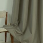 Beauty Home Κουρτίνα Full Blackout σκίασης με 8 κρίκους Soft Art 8391 Light Beige-C3 140x270 Μπεζ - Image 9