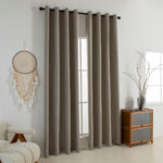 Beauty Home Κουρτίνα Full Blackout σκίασης με 8 κρίκους Elite Art 8392 Beige-Νο5 140x270 Μπεζ - Image 2