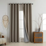 Beauty Home Κουρτίνα Full Blackout σκίασης με 8 κρίκους Elite Art 8392 Beige-Νο5 140x270 Μπεζ - Image 6