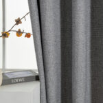 Beauty Home Κουρτίνα Full Blackout σκίασης με 8 κρίκους Elite Art 8392 Grey-Νο7 140x270 Σκούρο Γκρι - Image 10