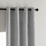 Beauty Home Κουρτίνα Full Blackout σκίασης με 8 κρίκους Elite Art 8392 Silver-Νο4 140x270 Γκρι - Image 5