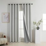 Beauty Home Κουρτίνα Full Blackout σκίασης με 8 κρίκους Elite Art 8392 Ice-No1 140x270 Πάγου - Image 5