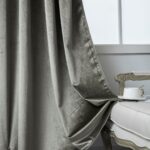 Beauty Home Κουρτίνα βελούδο σκίασης με 8 μεταλλικούς κρίκους Art 8399 140x270 Βιζόν - Image 3