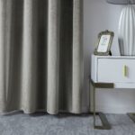 Beauty Home Κουρτίνα βελούδο σκίασης με 8 μεταλλικούς κρίκους Art 8399 140x270 Βιζόν - Image 6