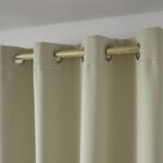 Beauty Home Κουρτίνα Blackout σκίασης με 8 κρίκους Ideal Art 8400 140x270 Μπεζ - Image 5