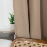 Beauty Home Ύφασμα κουρτίνας με το μέτρο μεσαίας σκίασης Effect Art 8443 Φ320 Μπεζ - Image 7