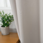 Beauty Home Κουρτίνα μεσαίας σκίασης με 8 μεταλλικούς κρίκους Effect Art 8443 140x270 Εκρού - Image 11