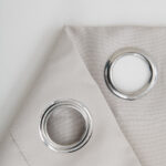 Beauty Home Κουρτίνα μεσαίας σκίασης με 8 μεταλλικούς κρίκους Effect Art 8443 140x270 Εκρού - Image 14