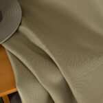 Beauty Home Κουρτίνα μεσαίας σκίασης με 8 μεταλλικούς κρίκους Effect Art 8443 140x270 Λαδί - Image 12