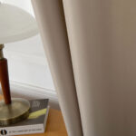 Beauty Home Κουρτίνα μεσαίας σκίασης με 8 μεταλλικούς κρίκους Effect Art 8443 140x270 Άμμου - Image 13