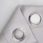 Beauty Home Κουρτίνα μεσαίας σκίασης με 8 μεταλλικούς κρίκους Effect Art 8443 140x270 Ασημί - Image 13