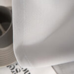 Beauty Home Κουρτίνα μεσαίας σκίασης με 8 μεταλλικούς κρίκους Effect Art 8443 140x270 Ασημί - Image 8