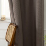 Beauty Home Ύφασμα κουρτίνας με το μέτρο Blackout jacquard σκίασης Glare Art 8444 Φ280 Μόκα - Image 7