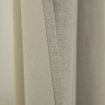 Beauty Home Κουρτίνα Blackout Jacquard σκίασης με 8 μεταλλικούς κρίκους Glare Art 8444 140x270 Άμμου - Image 8