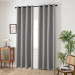 Beauty Home Ύφασμα κουρτίνας με το μέτρο Blackout jacquard σκίασης Glare Art 8444 Φ280 Γκρι - Image 2