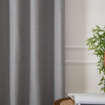 Beauty Home Ύφασμα κουρτίνας με το μέτρο Blackout jacquard σκίασης Glare Art 8444 Φ280 Γκρι - Image 3