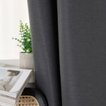 Beauty Home Ύφασμα κουρτίνας με το μέτρο Blackout jacquard σκίασης Glare Art 8444 Φ280 Ανθαρκί - Image 7