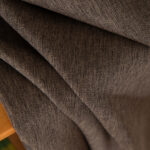 Beauty Home Κουρτίνα μεσαίας σκίασης με 8 μεταλλικούς κρίκους Illusion Art 8445 140x270 Καφέ - Image 13