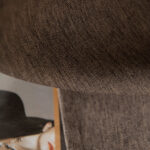 Beauty Home Κουρτίνα μεσαίας σκίασης με 8 μεταλλικούς κρίκους Illusion Art 8445 140x270 Καφέ - Image 10