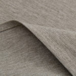 Beauty Home Κουρτίνα μεσαίας σκίασης με 8 μεταλλικούς κρίκους Illusion Art 8445 140x270 Χακί - Image 15