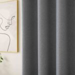 Beauty Home Κουρτίνα Full Blackout σκίασης με 8 κρίκους Total Art 8446 140x270 Ανθρακίτης - Image 4