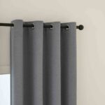 Beauty Home Κουρτίνα Full Blackout σκίασης με 8 κρίκους Total Art 8446 140x270 Ανθρακίτης - Image 6