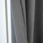 Beauty Home Κουρτίνα Full Blackout σκίασης με 8 κρίκους Total Art 8446 140x270 Ανθρακίτης - Image 8