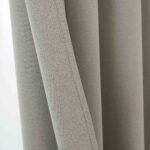 Beauty Home Κουρτίνα Full Blackout σκίασης με 8 κρίκους Total Art 8446 140x270 Εκρού - Image 6