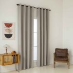 Beauty Home Κουρτίνα Full Blackout σκίασης με 8 κρίκους Total Art 8446 140x270 Άμμου - Image 3