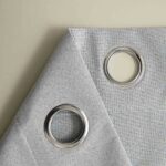 Beauty Home Κουρτίνα Full Blackout σκίασης με 8 κρίκους Total Art 8446 140x270 Ασημί - Image 11