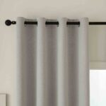 Beauty Home Κουρτίνα Full Blackout σκίασης με 8 κρίκους Total Art 8446 140x270 Ασημί - Image 5